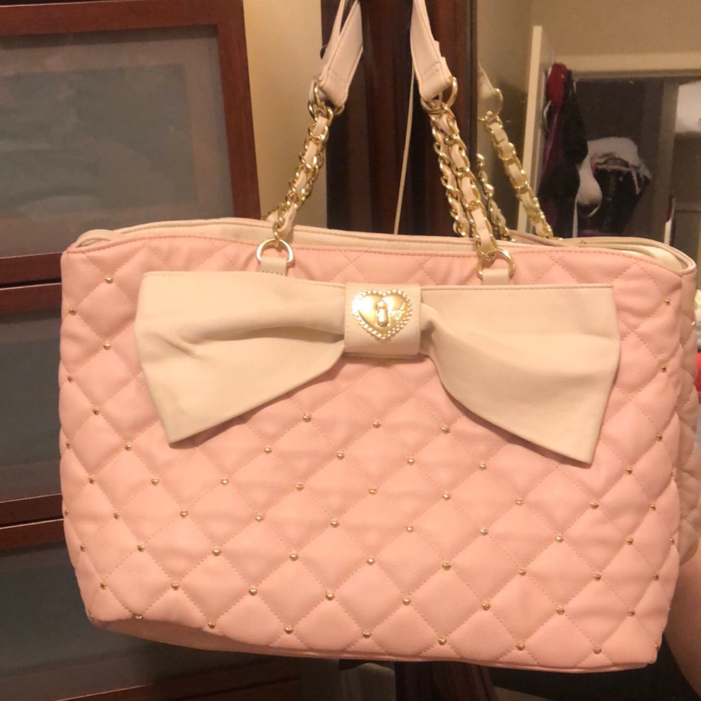 NWOT Betsey Johnson Pink Babydoll Purse